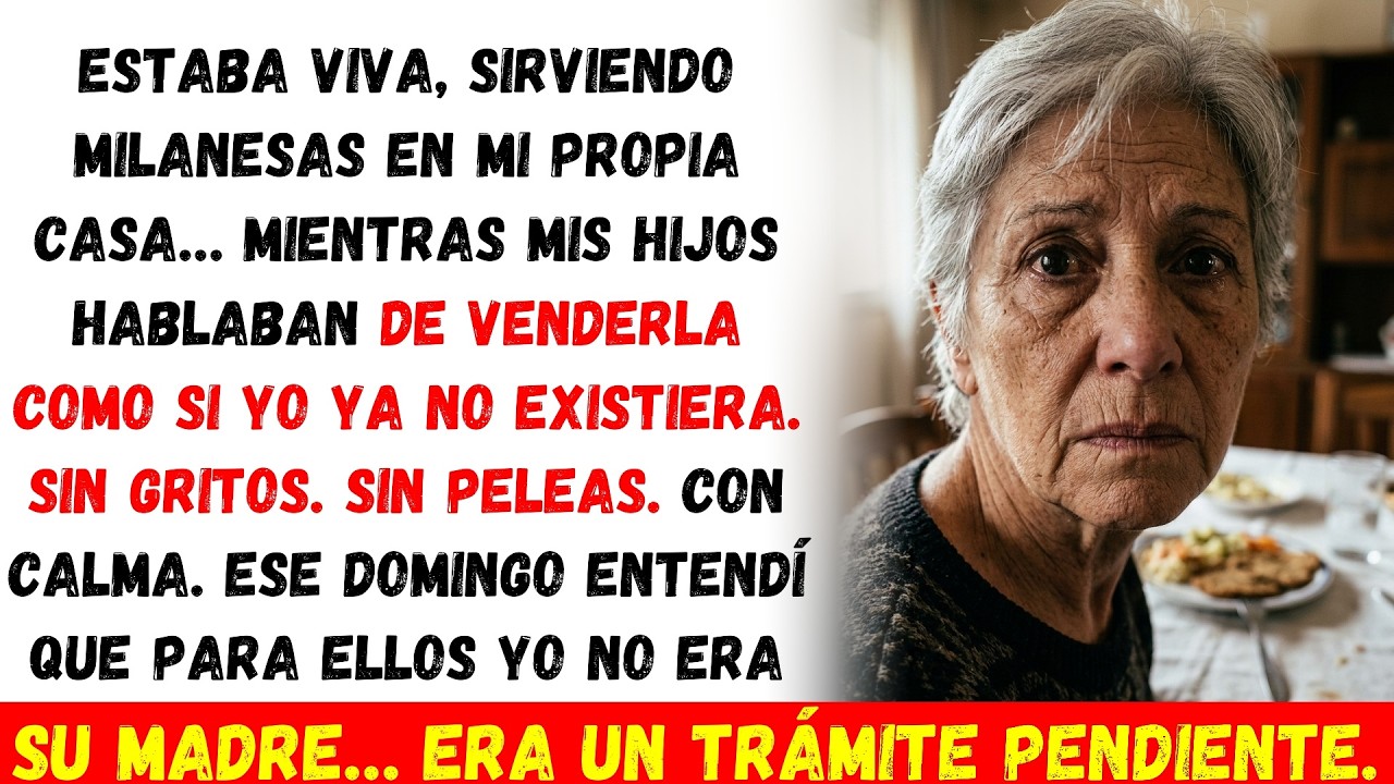 A los 72 años me trataron como si ya estuviera muerta en mi propia mesa