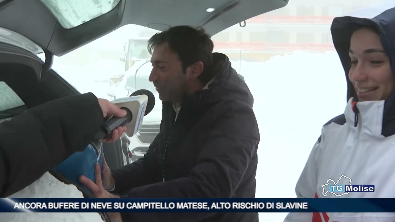 Ancora bufere di neve su Campitello Matese, alto rischio di slavine