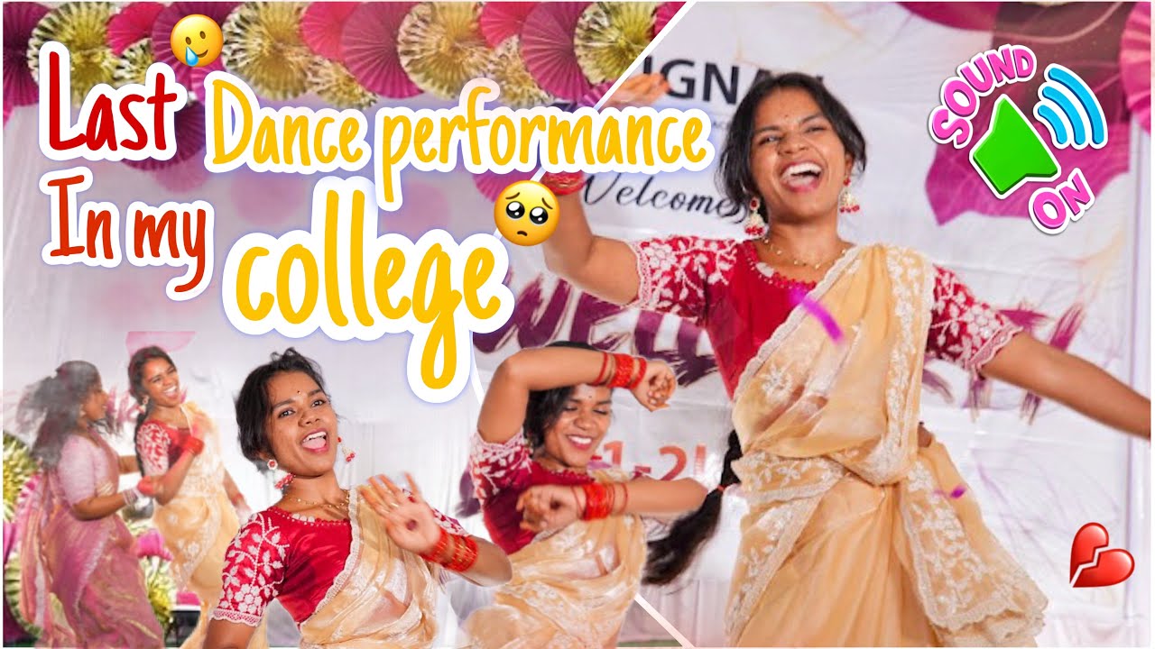 Na last DANCE performance in college 🙂‍↕️💃 #college #farewell #dance @Nainika_kalyani_Official ￼