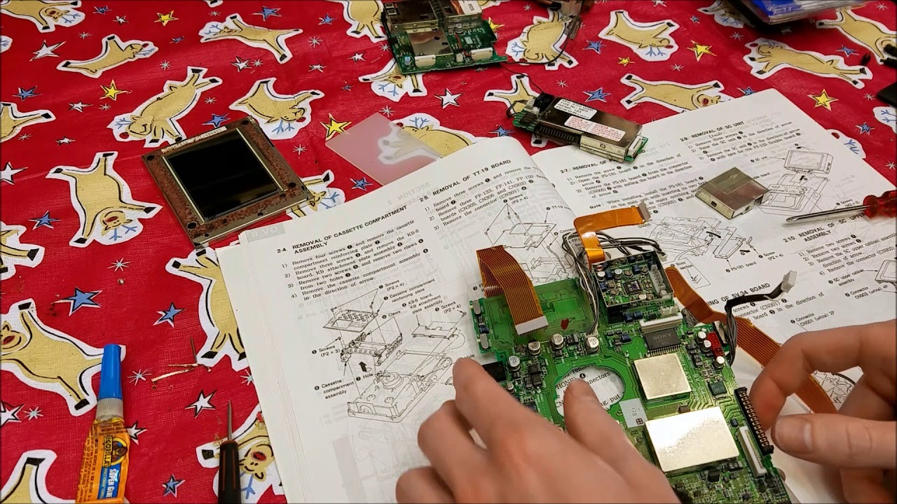GV-8 Video Walkman Repair Success