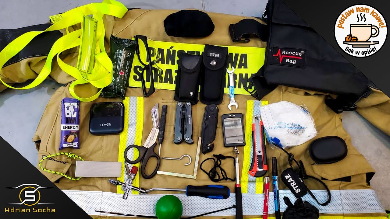 CO MAM W SWOIM RESCUEBAGU? - SZPEJOZA STRAŻAKA CZ. 1!