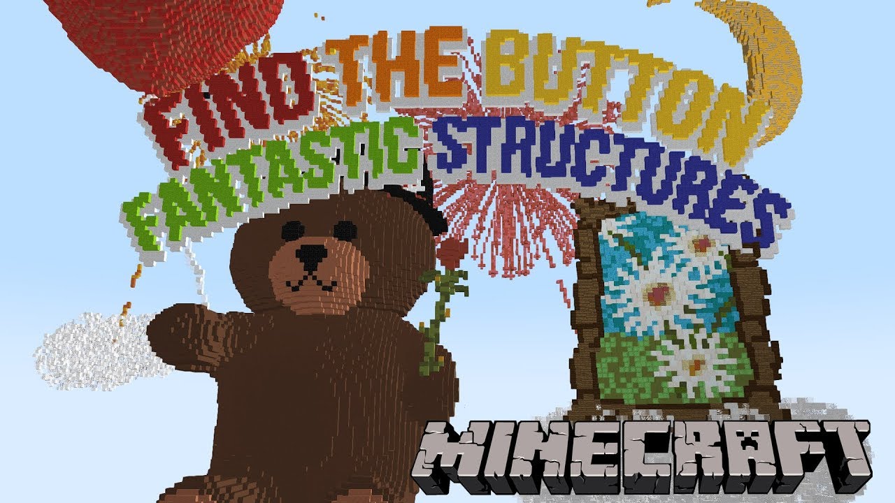 FANTASTISKA BYGGNADER - HITTA KNAPPEN - MINECRAFT