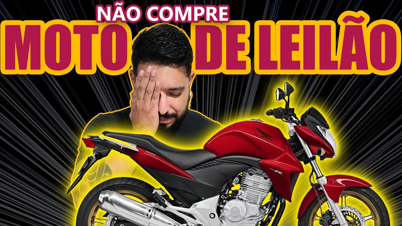 Não compre moto de leilão