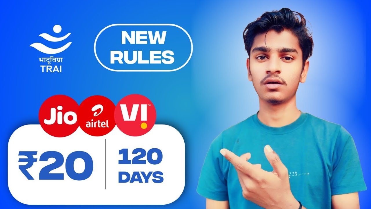 ₹20 Recharge Plan 120 Days Validity - Jio, Airtel and Vi