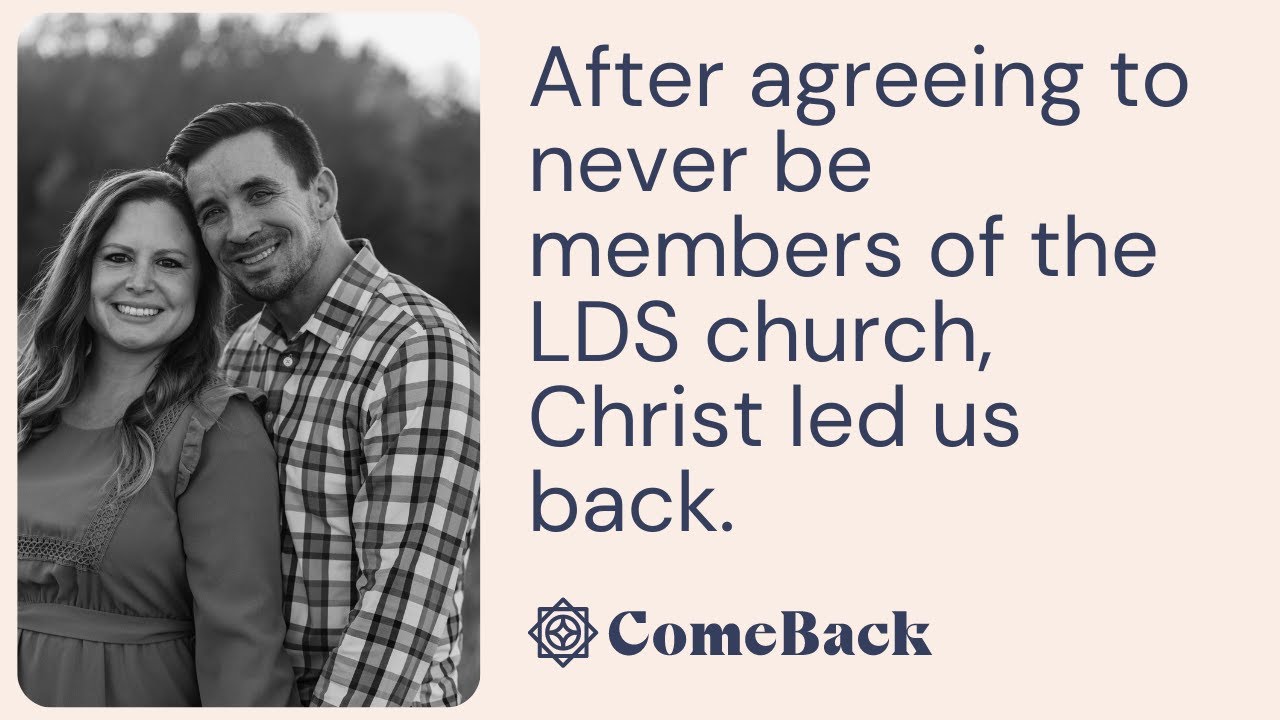 We got married with the intent to never be members of the LDS church - until we were led back.