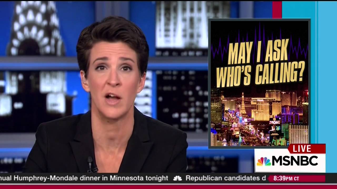 Rachel Maddow Discusses Free Beacon Poll, Promotes Free Beacon Store