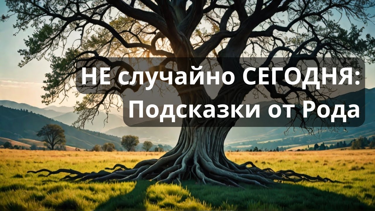 НЕ случайно СЕГОДНЯ: подсказки от Предков🌞Таро раскрывает
