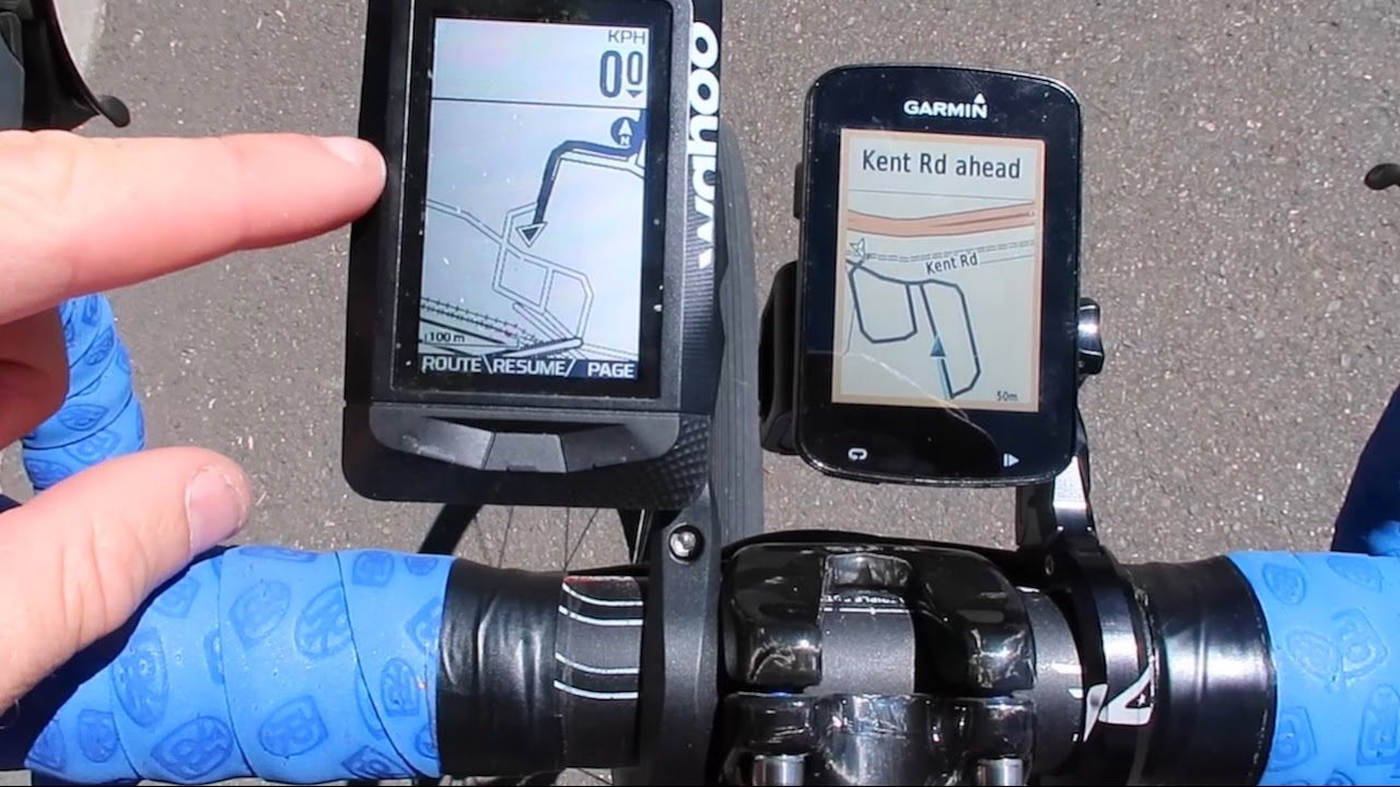 Wahoo Elemnt vs Garmin Edge 820: Maps and Basic Navigation