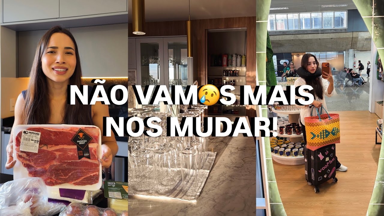VLOG: não vamos mais nos mudar, mercado e volta a rotina pós-viagem
