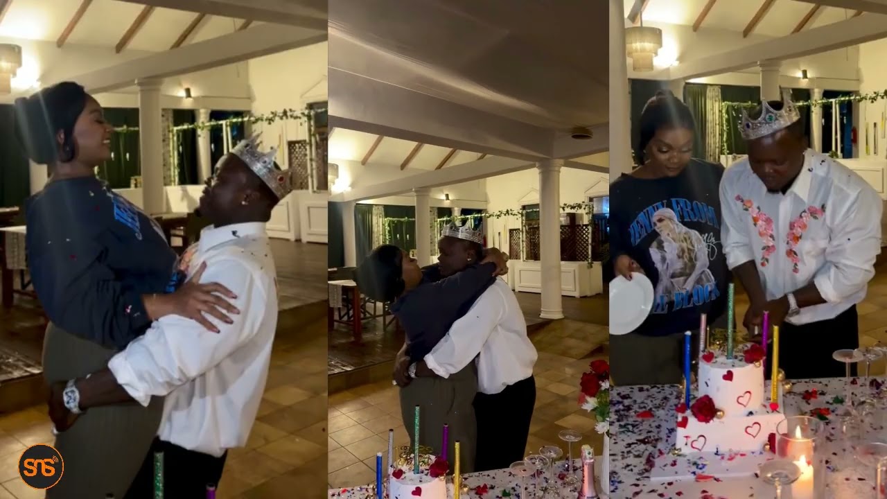 Kajala amfanyia surprise Harmonize kwa siku yake kuzaliwa! Ampa heshima ya Mfalme,Tazama alichofanya