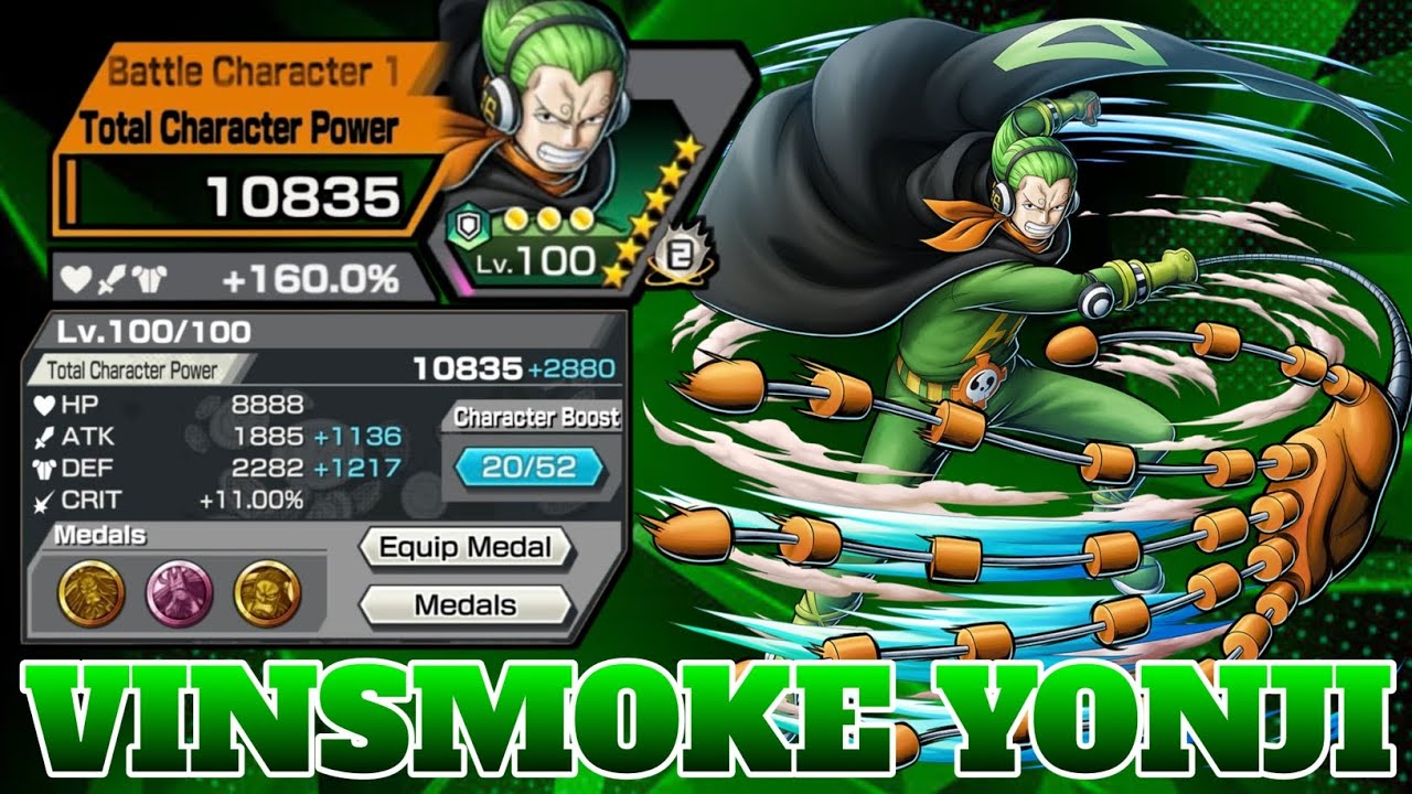 VINSMOKE YONJI GAMEPLAY | ONE PIECE BOUNTY RUSH | OPBR