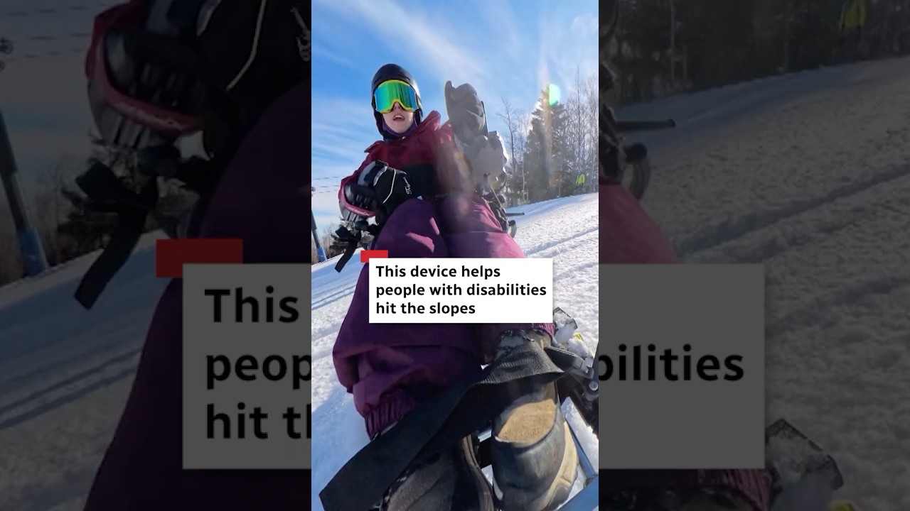 This device helps people with disabilities hit the slopes