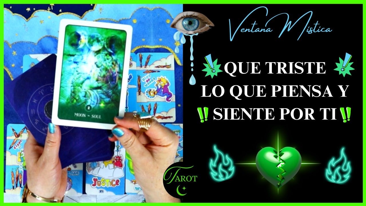 ‼️QUE TRISTE TIRADA‼️LLORARIAS SI ESCUCHARAS LO QUE PIENSA Y SIENTE POR TI AHORA MISMO😭‼️‼️TAROT💙