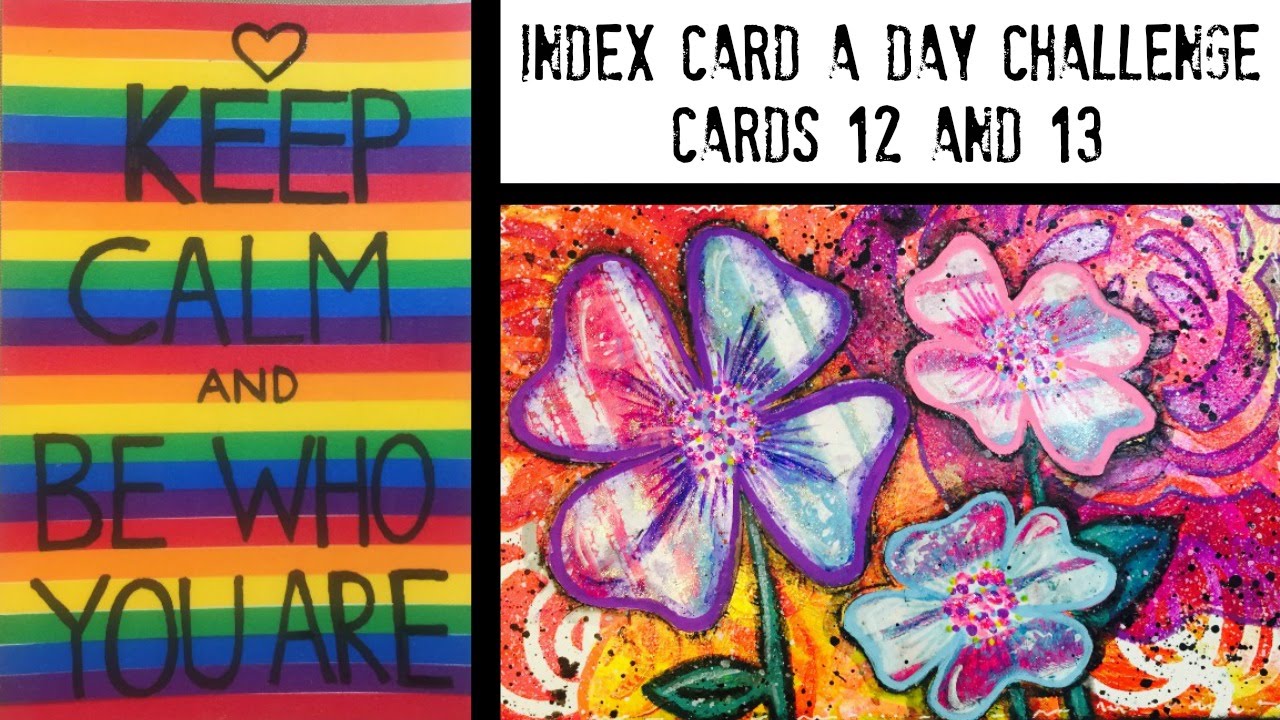 Index Card A Day - Cards 12 & 13
