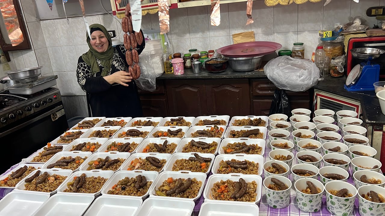 اطعام النهارده اخر جمال ولبن حليب يا جدعان 👌