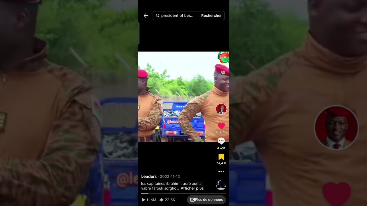 Les capitaines Ibrahim Traor&eacute; Oumar yabre Farouk sorgho fds vdp