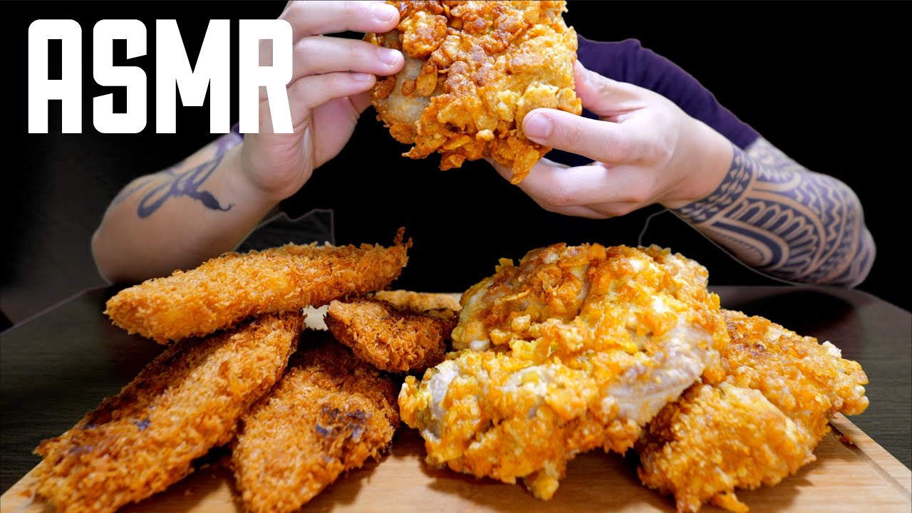 【ASMR】Fried chicken &Pork cutlet