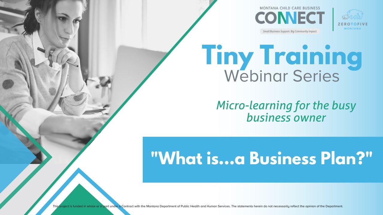 Tiny Training Series - What is a Business Plan?