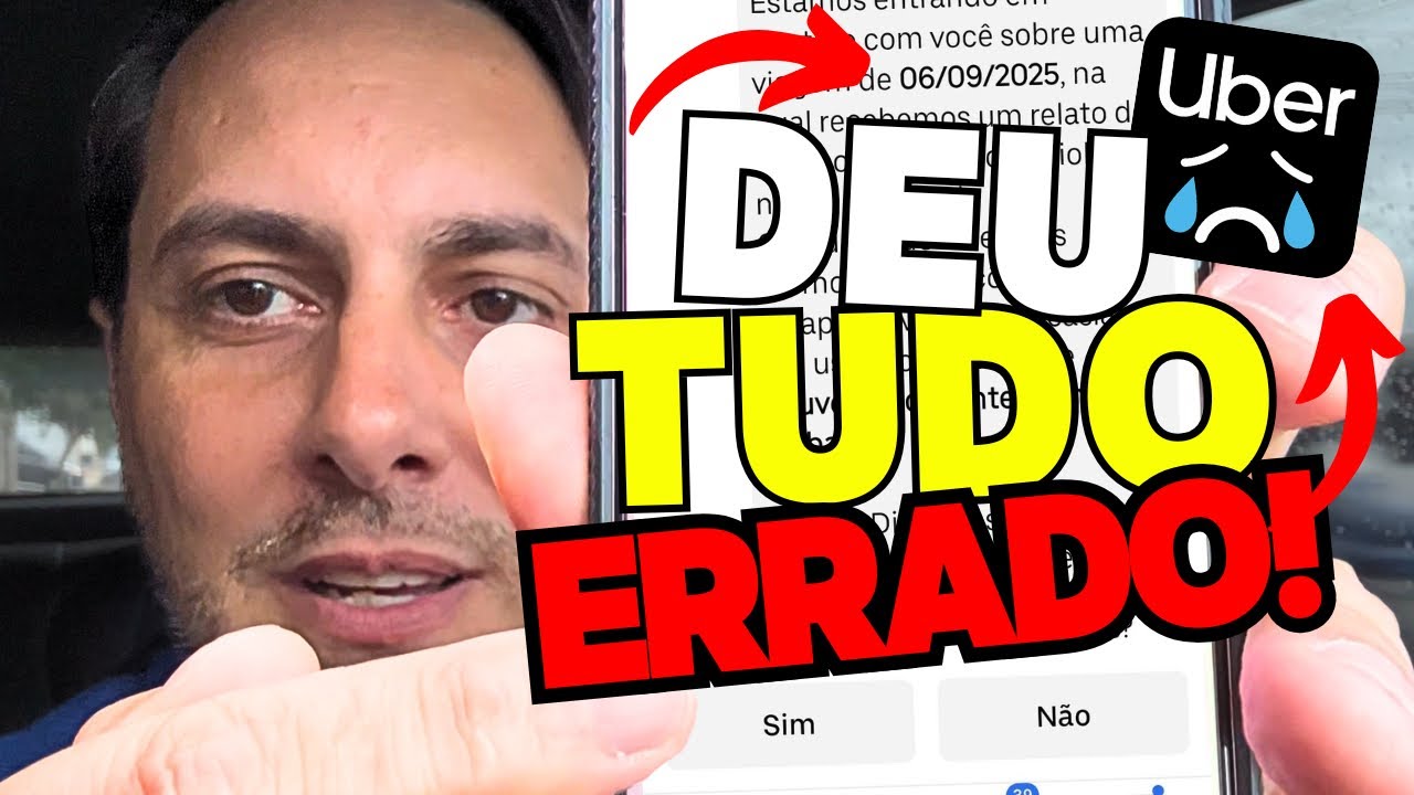 🚨 Passageiro MENTIU pra Uber e quase me ferrei! (Como me defendi) 