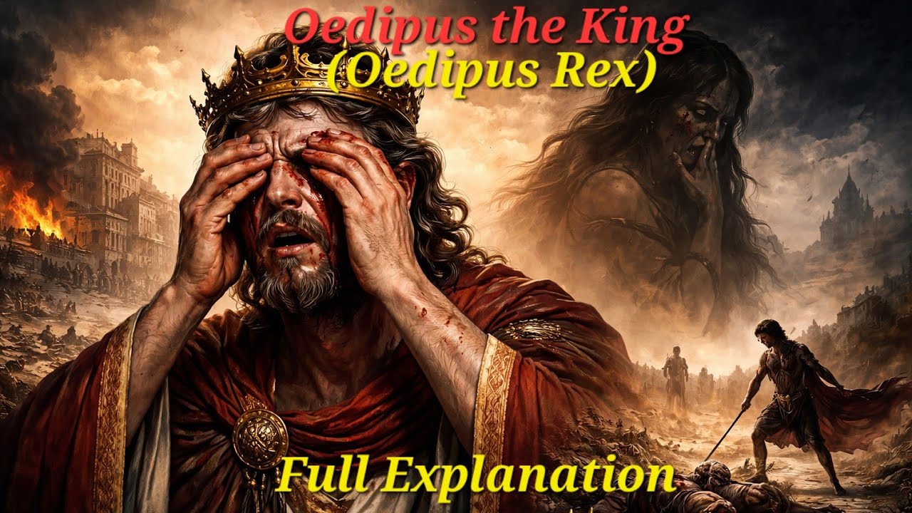 Oedipus the King by Sophocles | Complete Story, Themes & Exam Oriented Notes | #oedipus #sophocles 