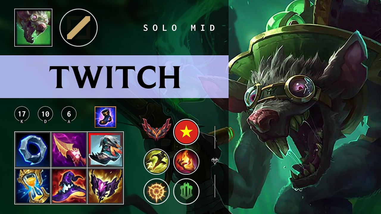 Twitch Mid vs Vex - VN Grandmaster Patch 26.04