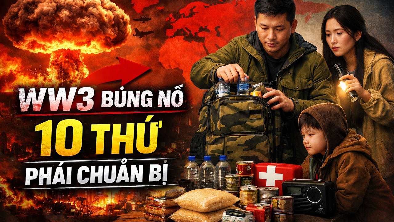 NẾU WW3 BÙNG NỔ: 10 THỨ NGƯỜI THÔNG MINH ĐÃ CHUẨN BỊ TỪ BÂY GIỜ
