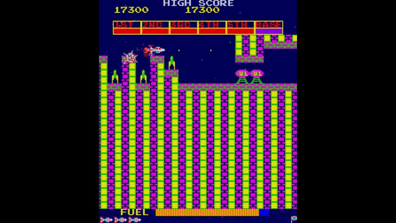 Scramble [Arcade Longplay] (1981) Stern Electronics
