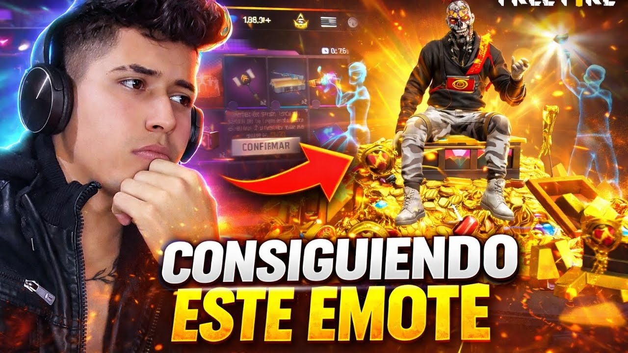 Consiguiendo el nuevo emote DUEÑOS DE ORO en free fire 🫨😲 #nøva_gameplay #freefire #garenafreefire 