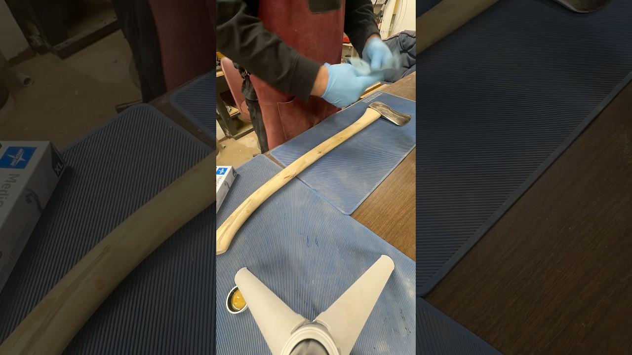 Fig tree axe restoration. 