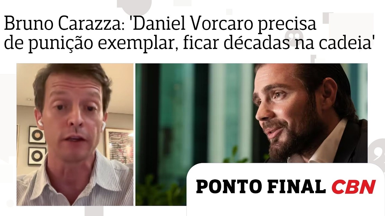 Bruno Carazza: 'Vorcaro precisa de punição exemplar, décadas na cadeia'