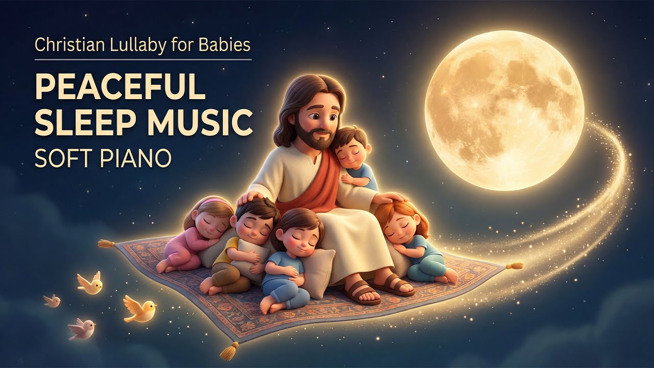 2 Hours Of Christian Lullaby for Babies | Peaceful Sleep Music (Soft Piano)