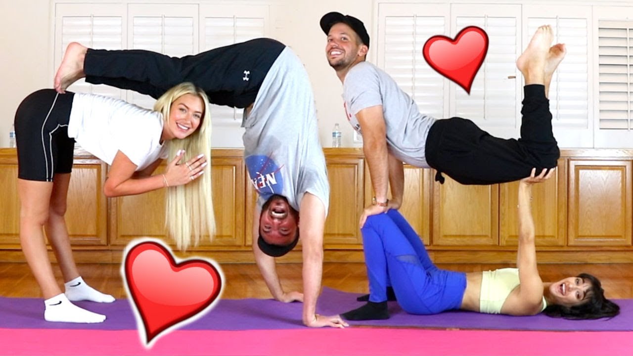 ЧЕЛЛЕНДЖ ЙОГИ ДЛЯ ПАР!!