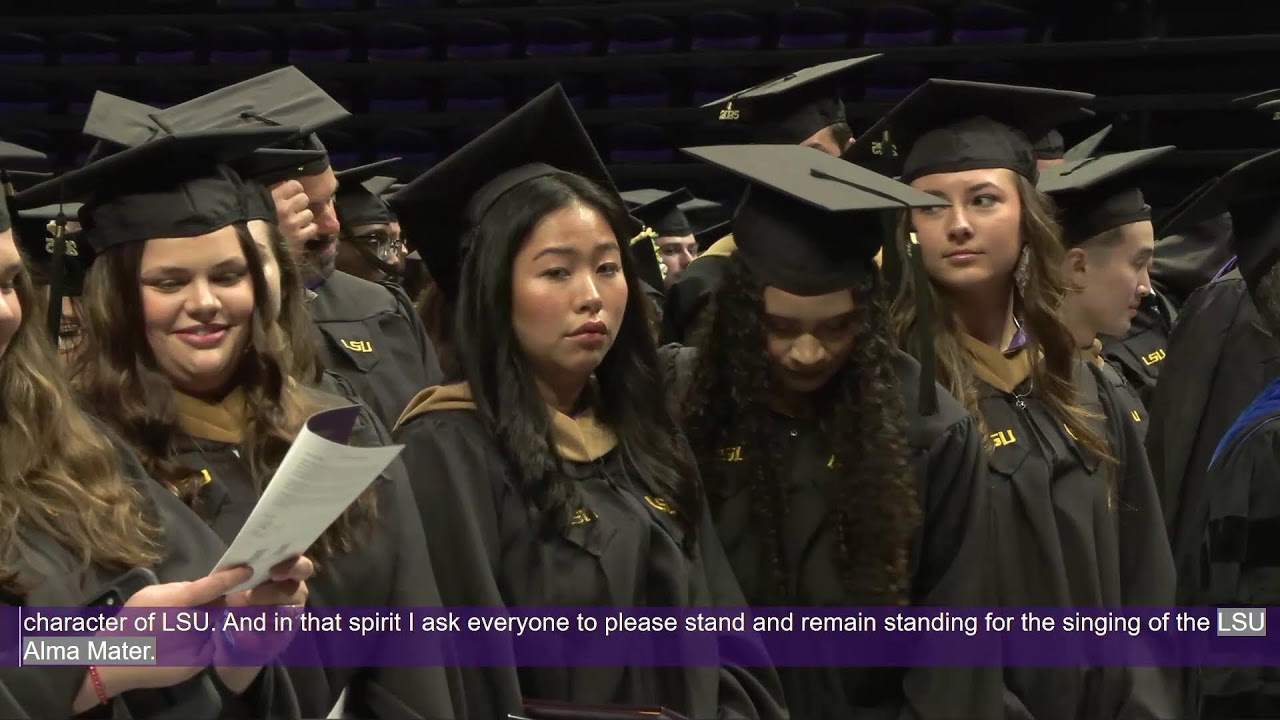 LSU E. J. Ourso College of Business Commencement Spring 2025