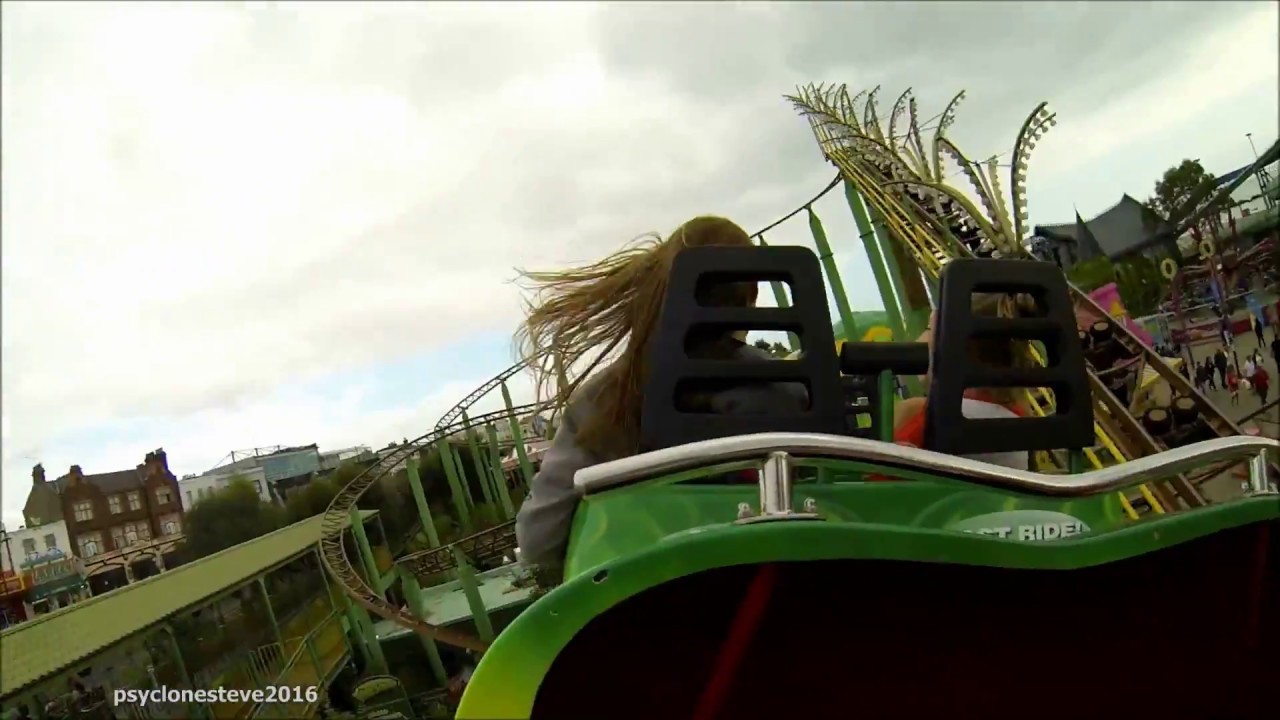 Green Scream, Adventure Island, Southend 2016 (on ride)