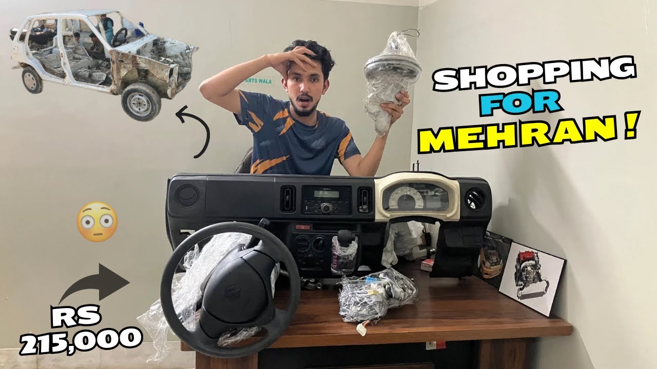 215,000 Ki Shopping For Mehran Project 🫣  | Alto 2017 - 18  Model Dashboard Leliya Mehran Ke Lye 😳
