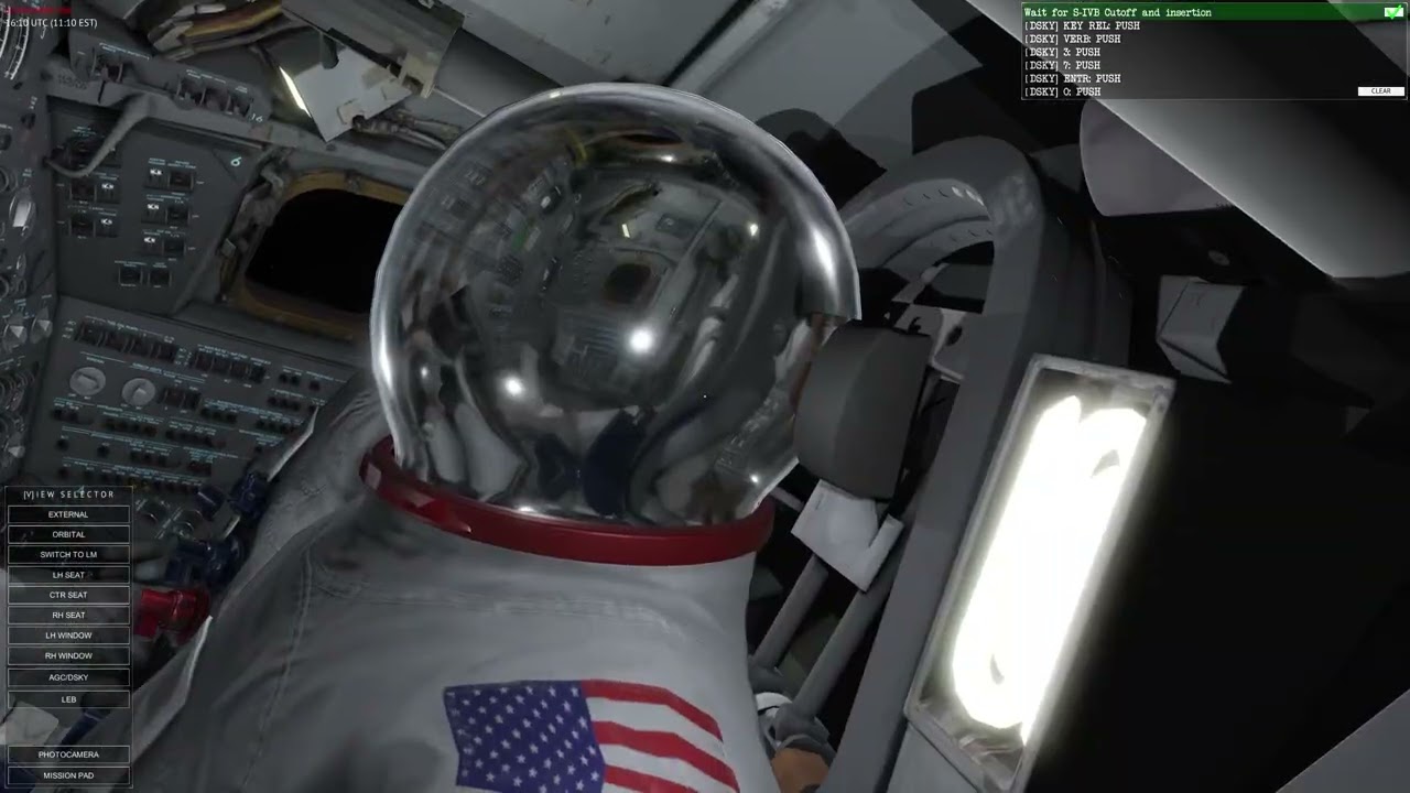 Earth to Moon on the Apollo Spacecraft - ReEntry: A Spaceflight Simulator [1.0.8]