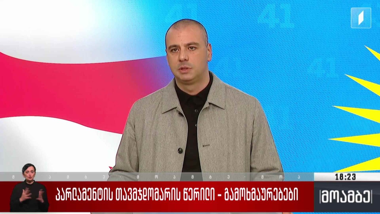 პარლამენტის თავმჯდომარის წერილი - გამოხმაურებები