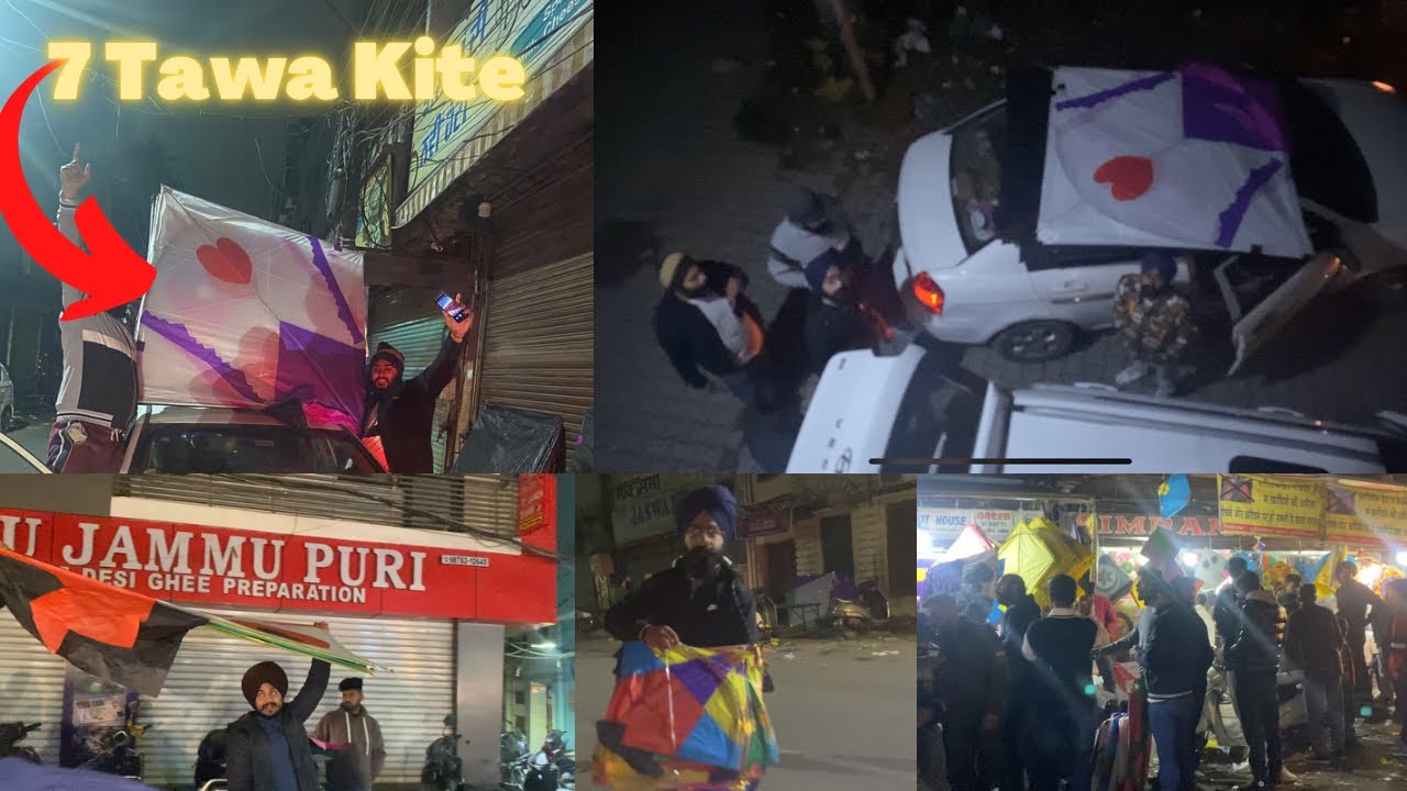 Lohri Kite Shopping 2023🔥Famous Ludhiana Kite Market | Anmol Singh #vlog63