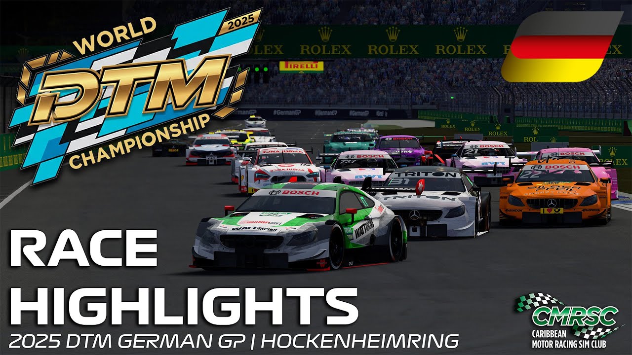 Основные моменты гонки l Гран-при Германии l Чемпионат мира CMRSC DTM 2025