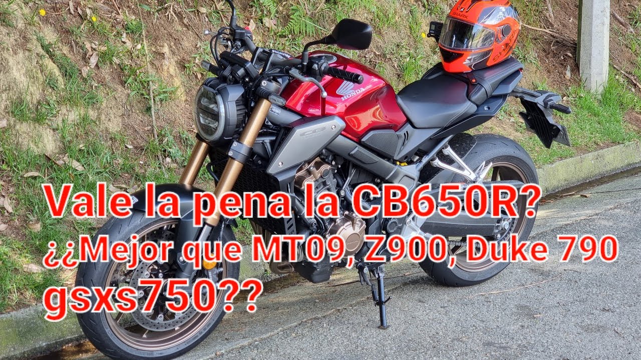 Honda CB650R 🍒 Cosas que me gustan y cosas que no. Por que no MT09, Z900, GSX S750 o Duke 790.
