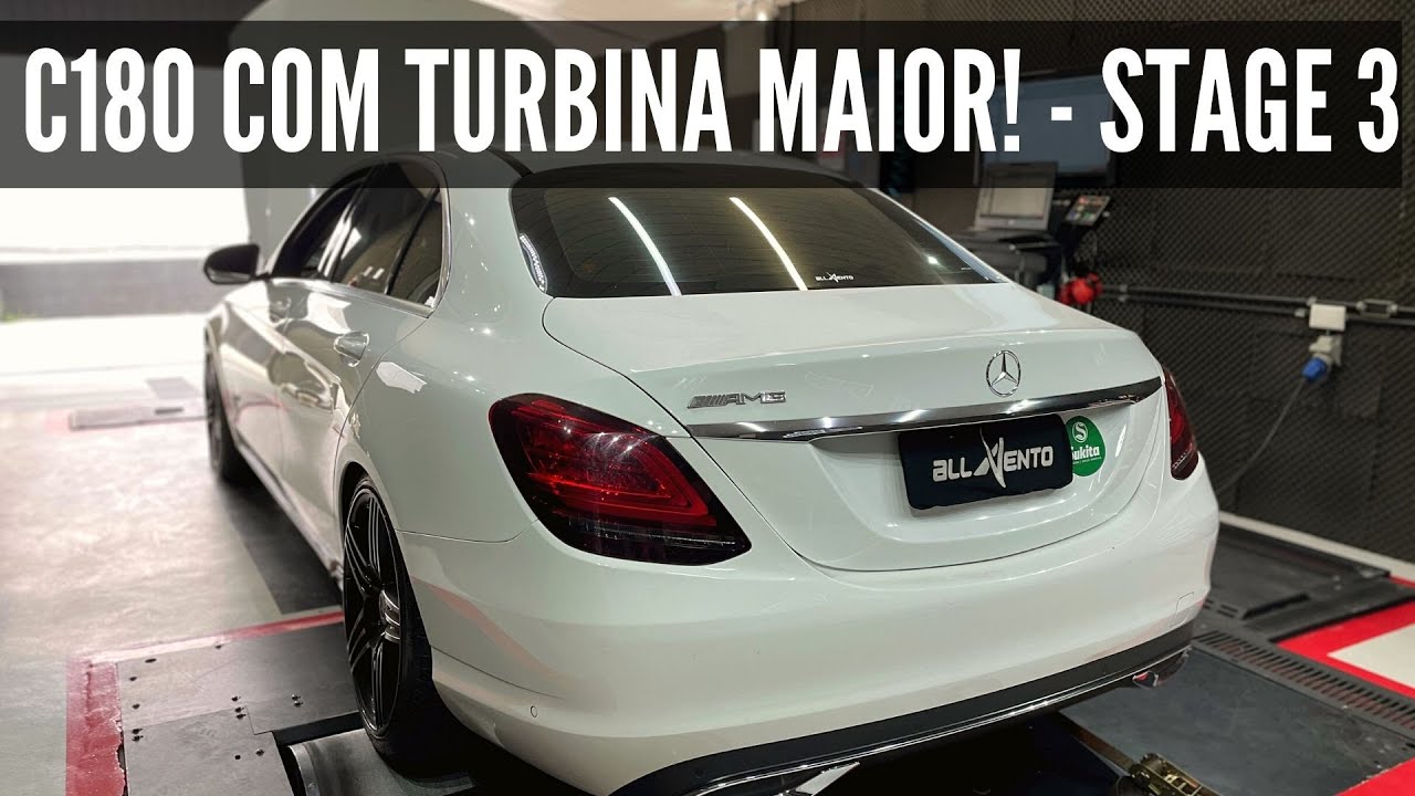 C180 RECEBEU STAGE 3 DA ALLVENTO - MELHORA DE POTÊNCIA E TORQUE!