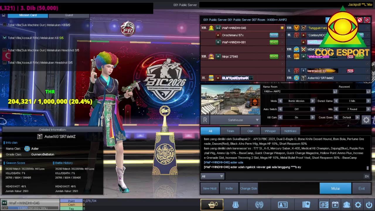 LIVE POINT BLANK\MENUNGGU THR