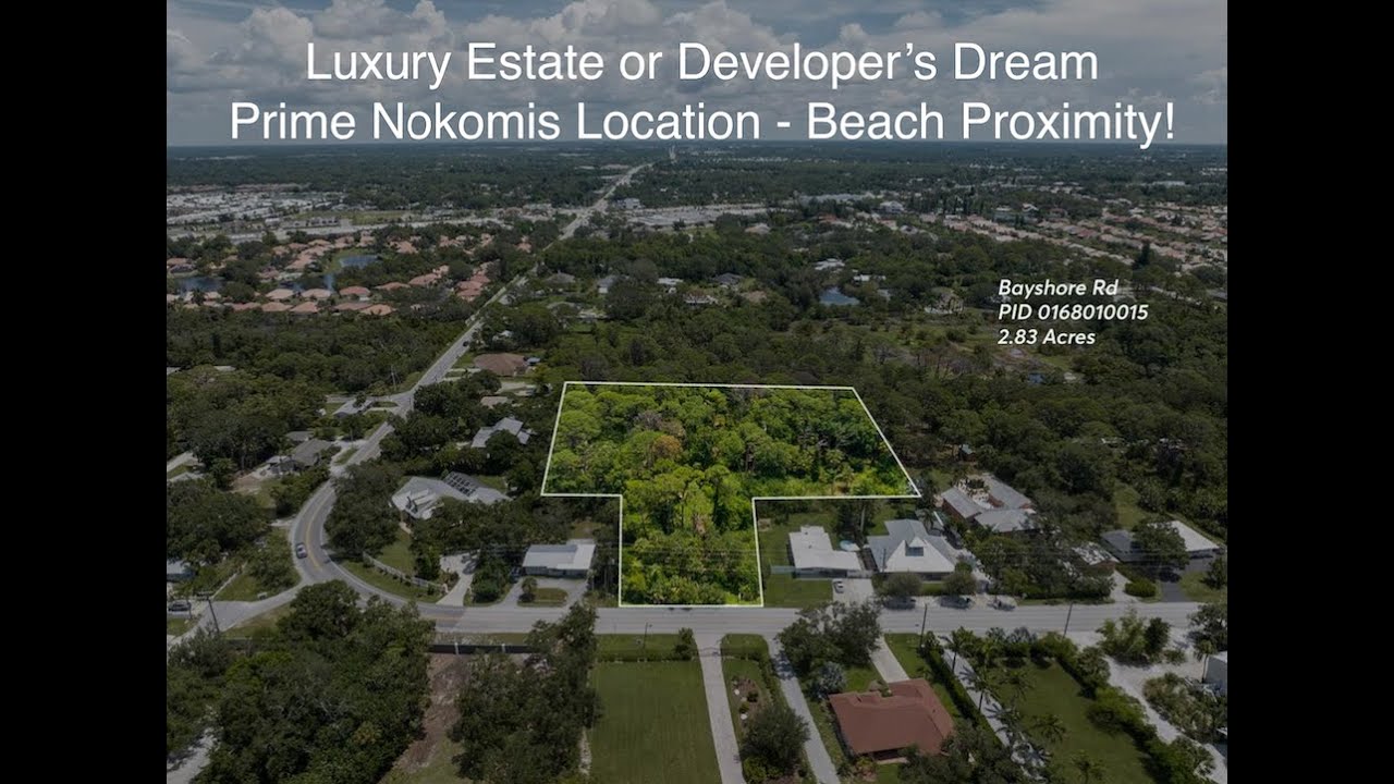 🌴🏡 Developer’s Dream or Luxury Estate Opportunity in Nokomis, FL! 🏡🌴