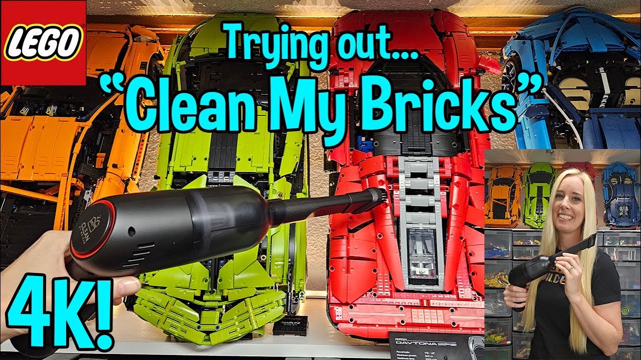 Reviewing LEGO Cleaning Kit from CLEAN MY BRICKS! | in 4k! | Getting rid of DUST! #lego