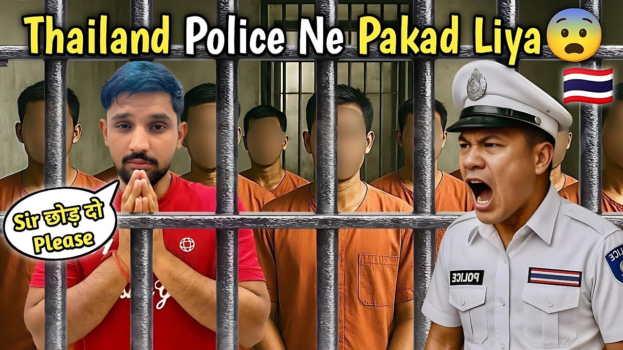 BANGKOK POLICE ARRESTED US! 😱 How We Escaped Jail on Day 3 | Travel Nightmare | Thailand 🇹🇭