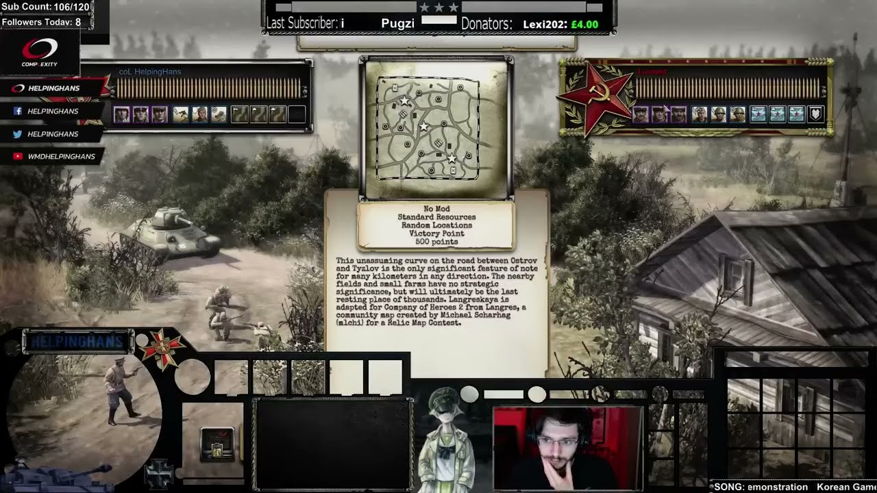 CoH2 - Hans(Osttruppen) vs Luvnest(Soviets)