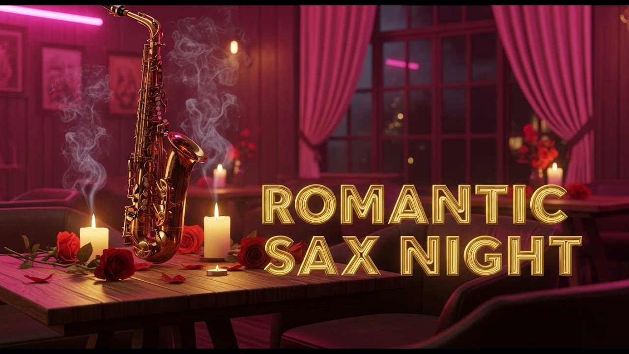 Romantic Sax Night Serenity | Música Tranquila para la Paz Interior