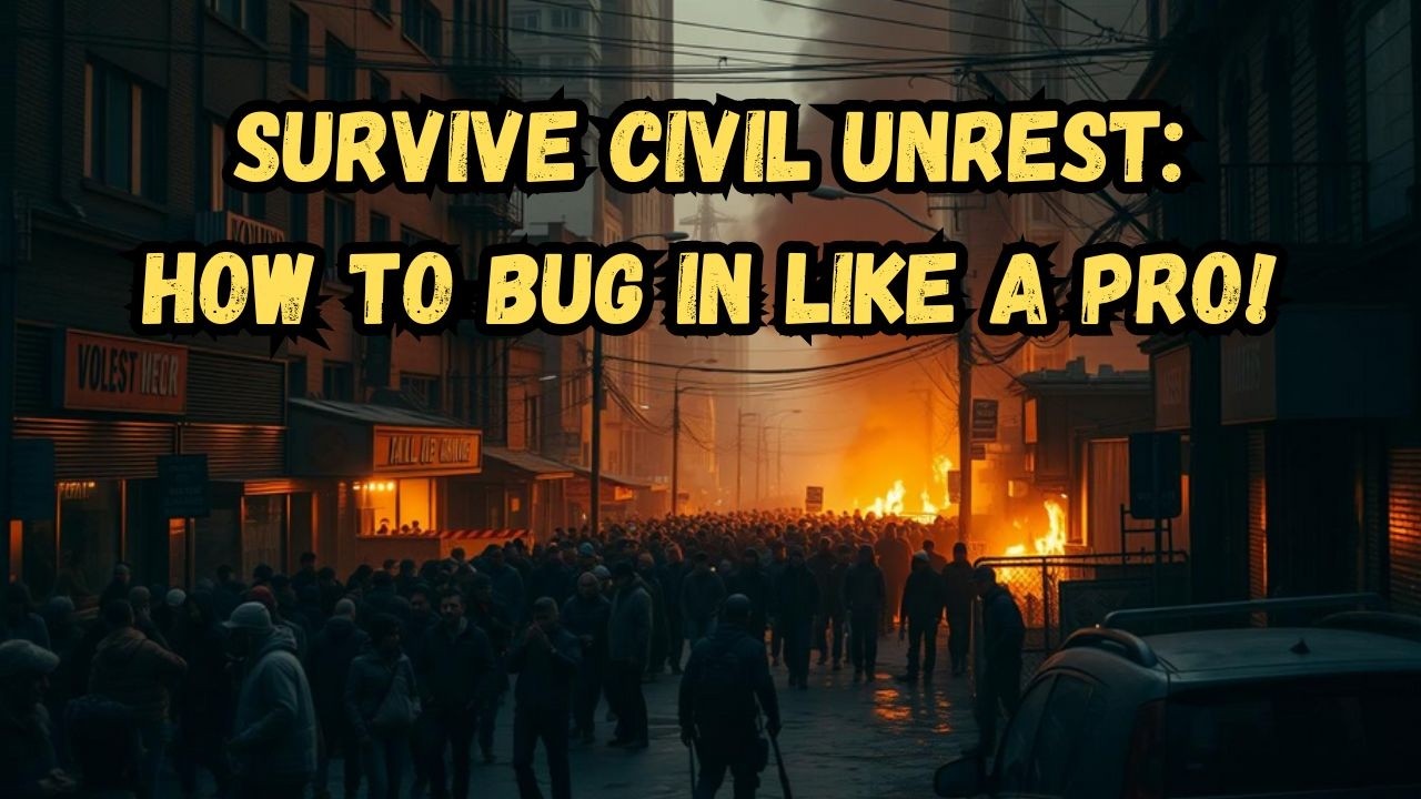 Survive Civil Unrest: Bugging In Like a Pro!
