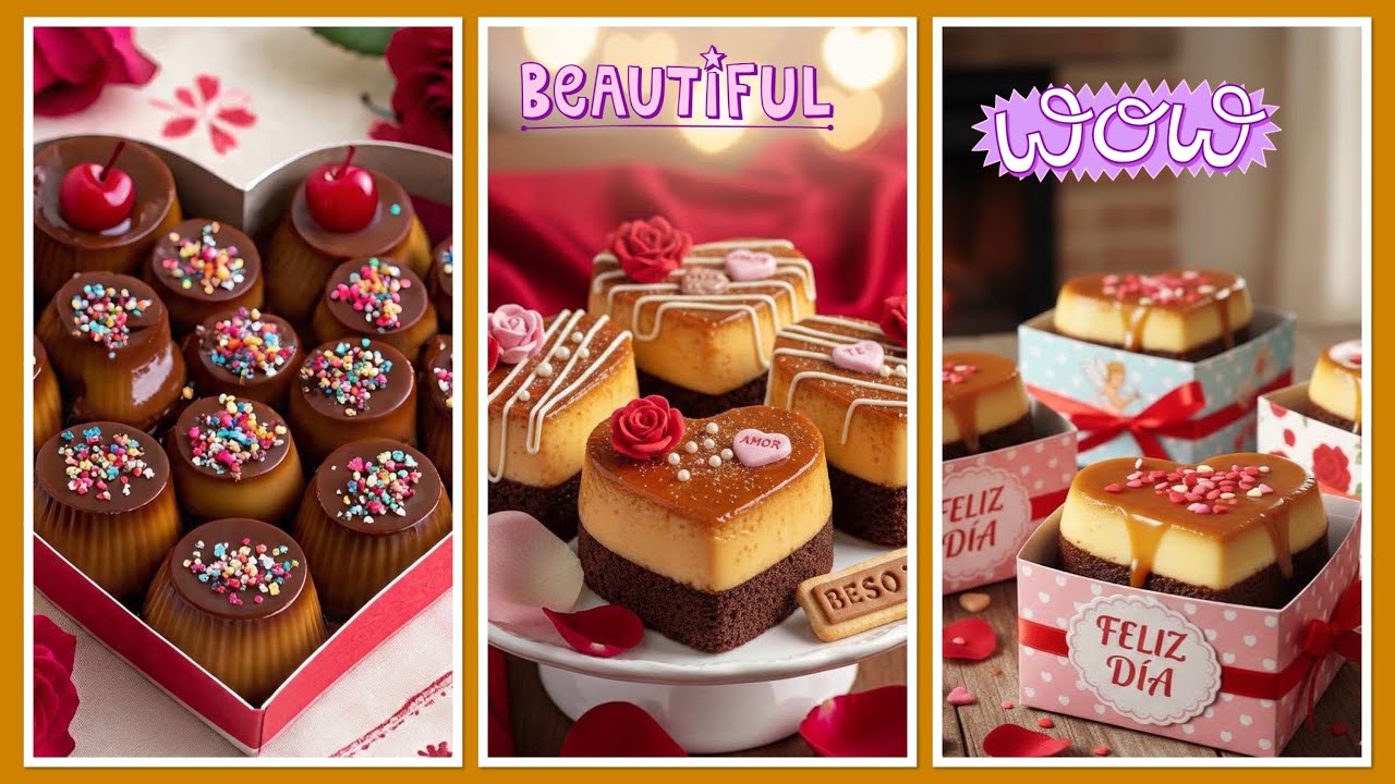 Chocoflan para San Valentín 💘 ideas deliciosas 😍