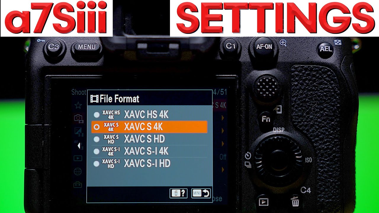 ЛУЧШИЕ настройки видео a7Siii – Полное руководство по настройке Sony a7Siii для кинематографическ...